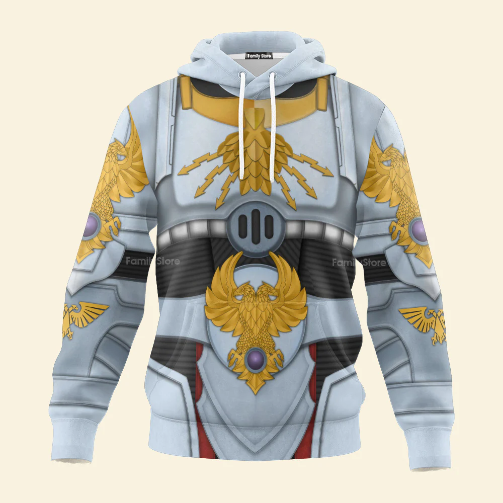 General Trajann Valoris Adeptus Custodes - Costume Cosplay Hoodie Sweatshirt Sweatpants - Image 2