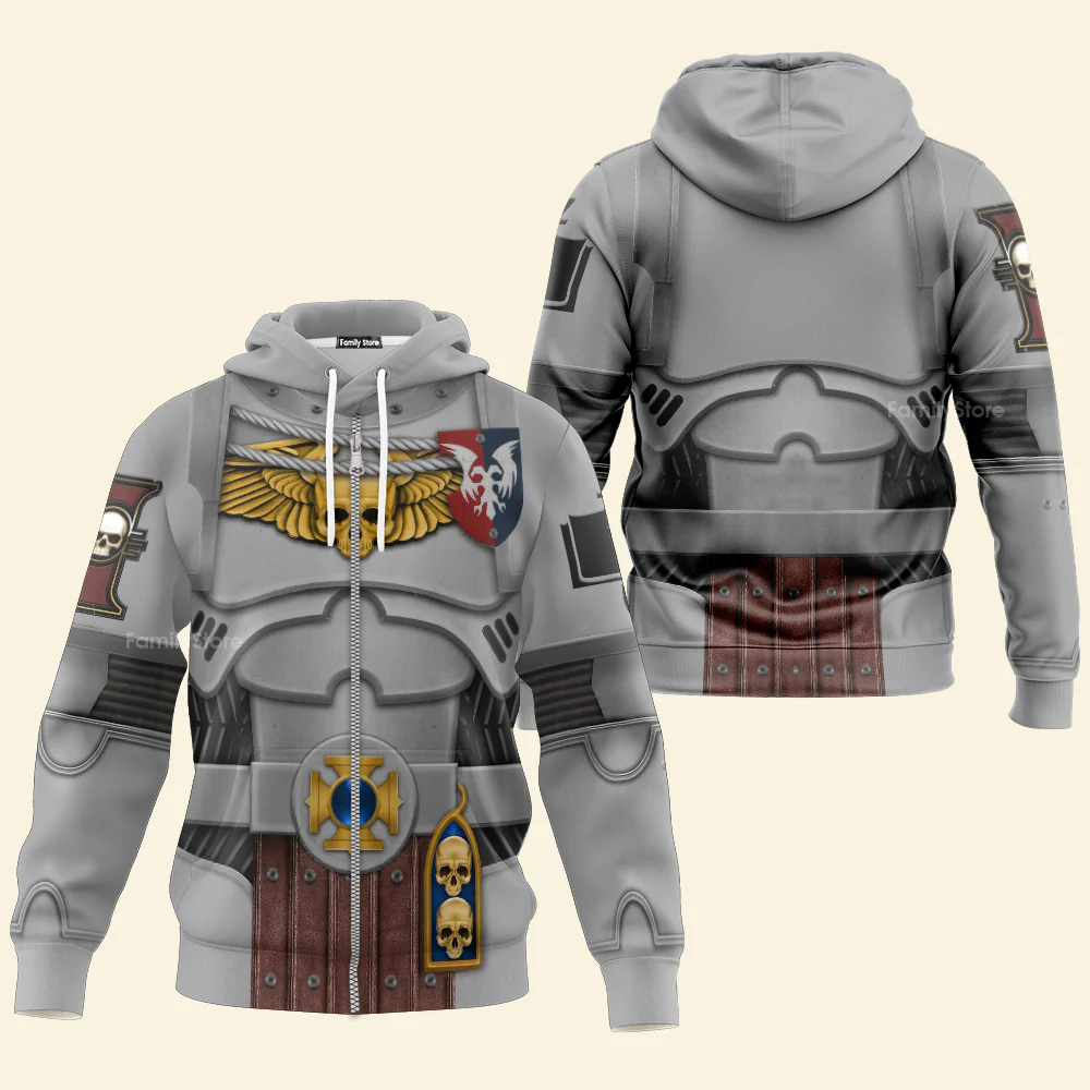 Warhammer Grey Knights Captain - Costume Cosplay Hoodie Sweatshirt Sweatpants CSWRH158 - Image 4