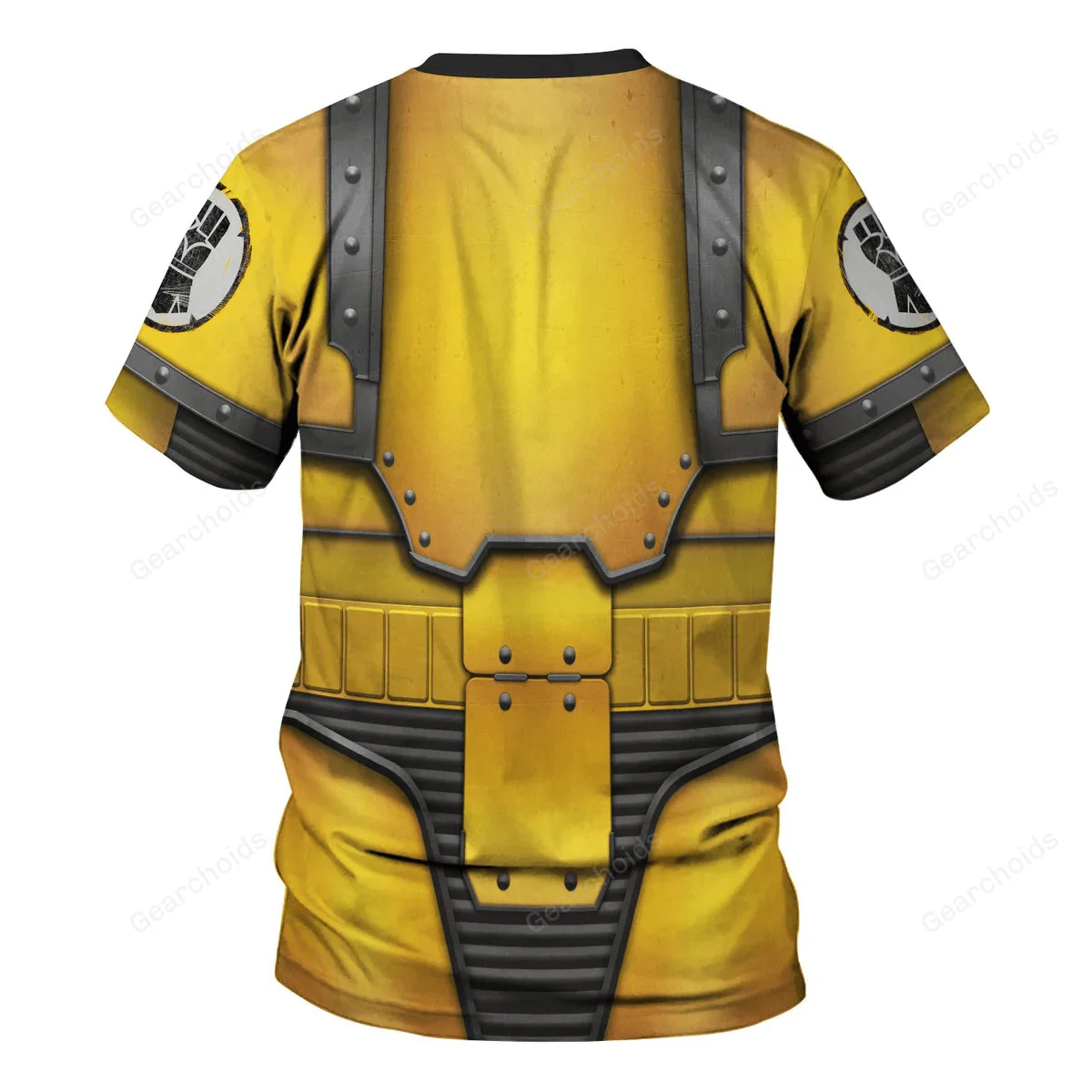 Warhammer Imperial Fists In Mark III Power Armor - Costume Cosplay T-shirt CSWRH135 - Image 2