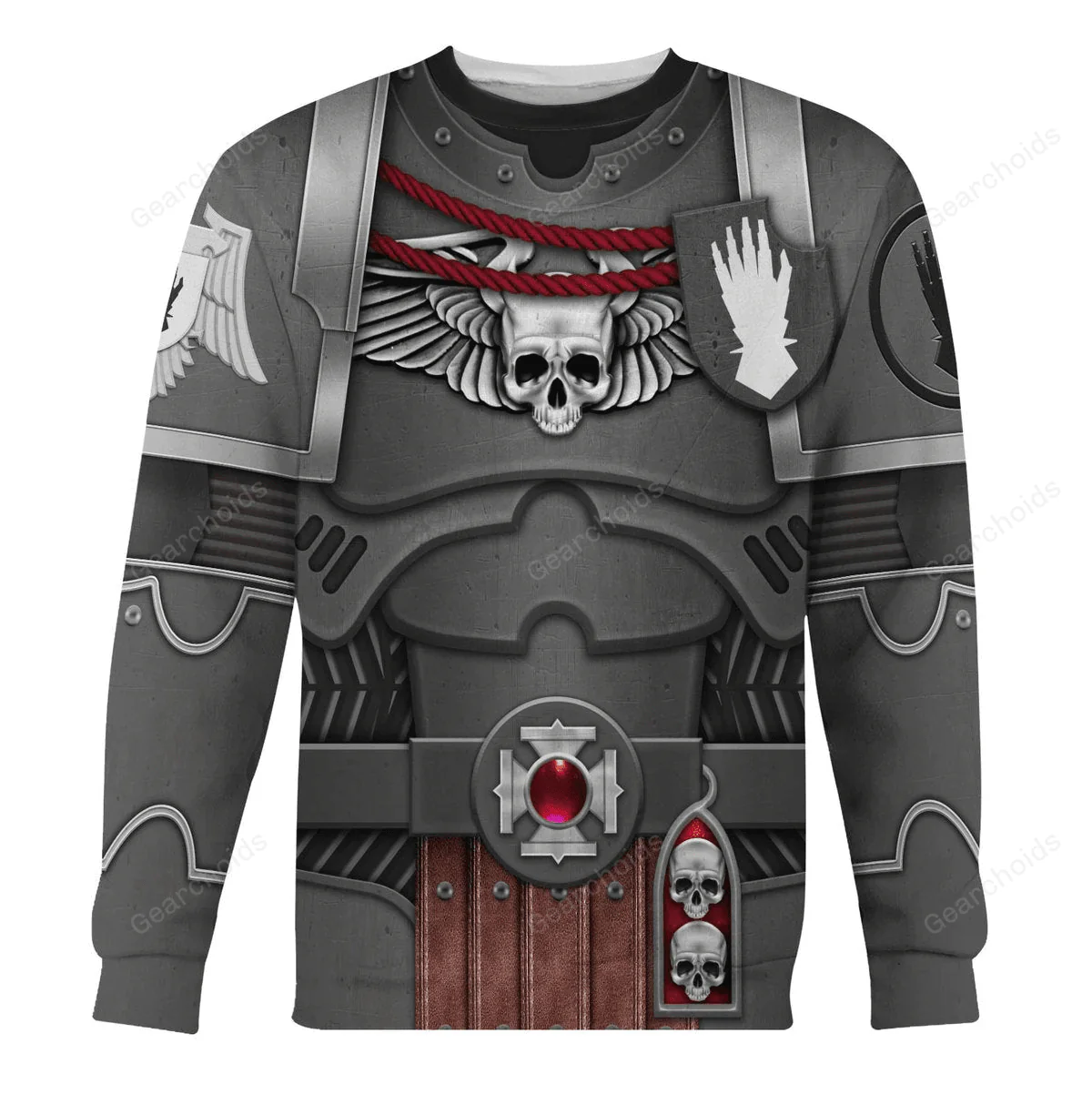 Warhammer Iron Hands Captain - Costume Cosplay Hoodie Sweatshirt Sweatpants CSWRH143 - Image 7