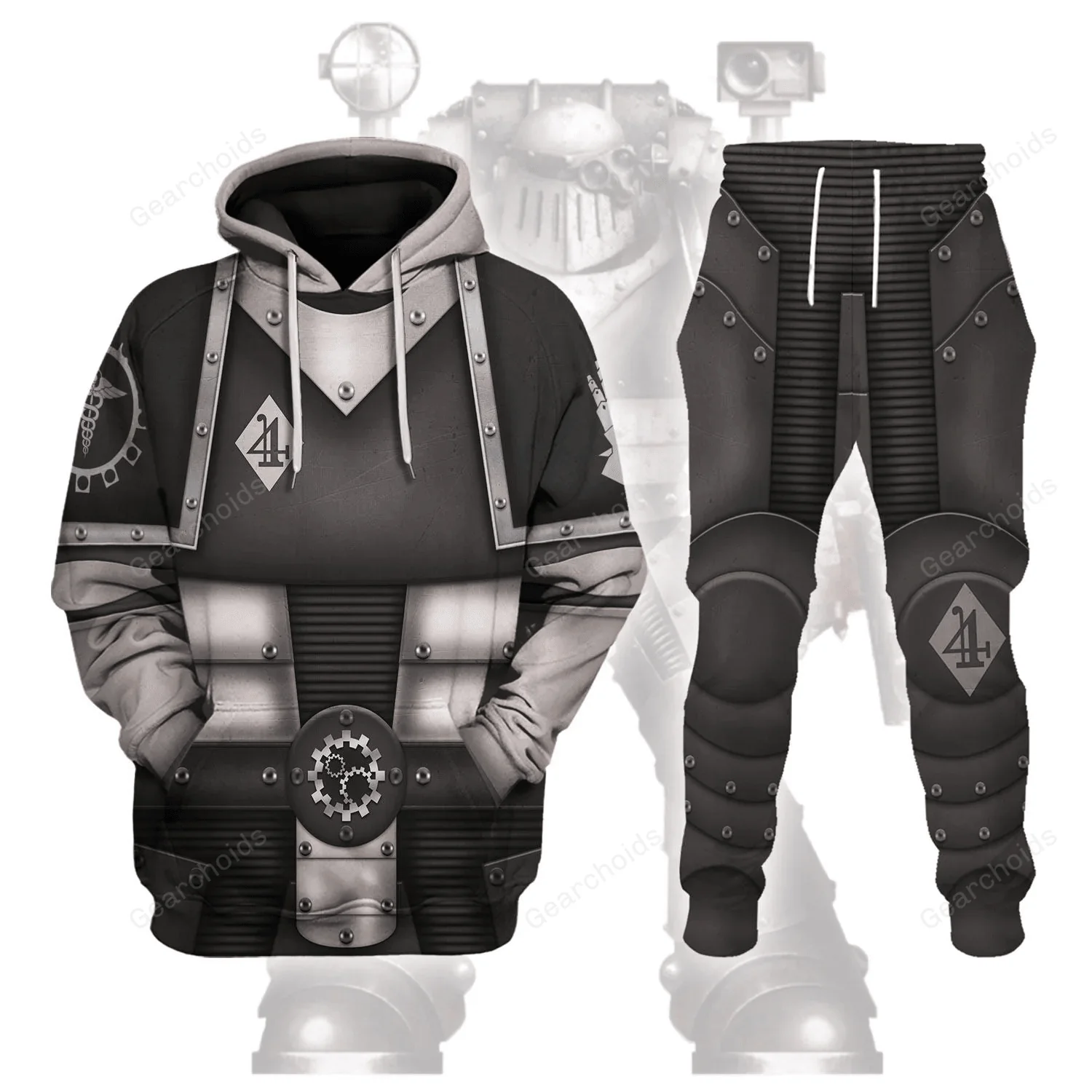 Warhammer Iron Hands Legions - Costume Cosplay Hoodie Sweatshirt Sweatpants CSWRH058