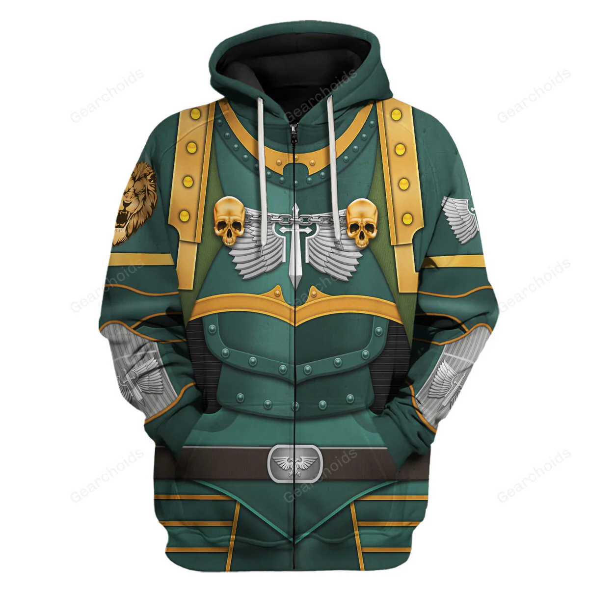 Warhammer Lion El Jonson Warrior - Costume Cosplay Hoodie Sweatshirt Sweatpants - Image 3