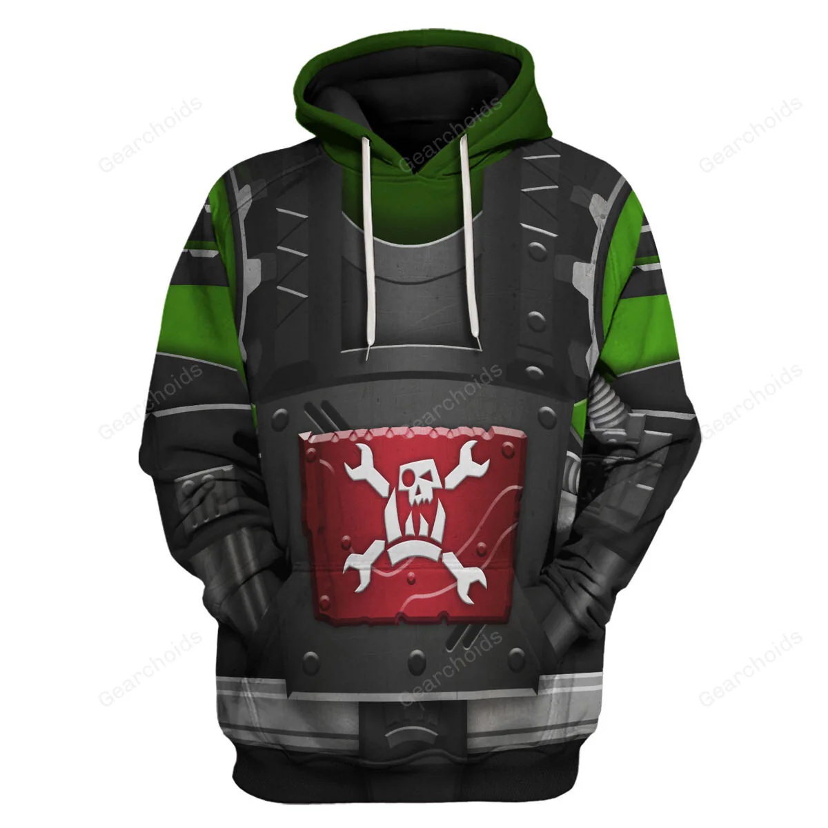 Warhammer Ork Big Mek Mega Action - Costume Cosplay Hoodie Sweatshirt Sweatpants - Image 2