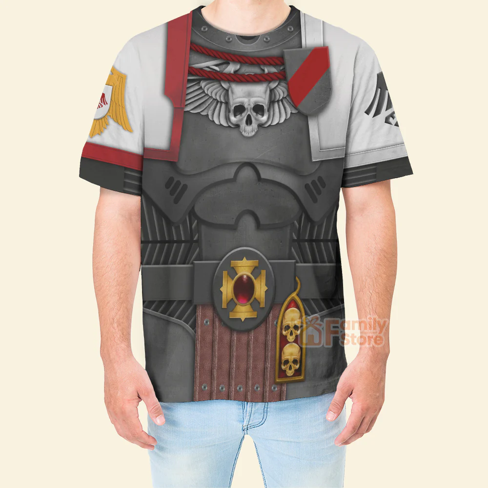 Warhammer Raven Guard Captain - Costume Cosplay Tshirt CSWRH172 - Image 4