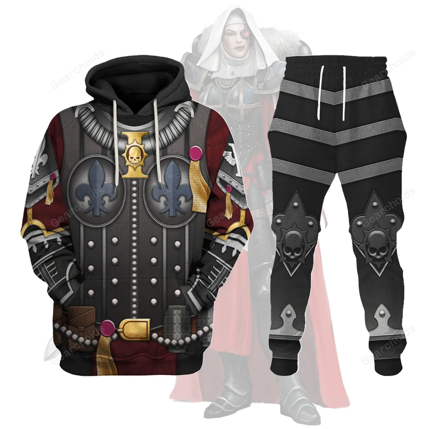 Warhammer Sisters Of Battle - Costume Cosplay Hoodie Sweatshirt Sweatpants CSWRH009