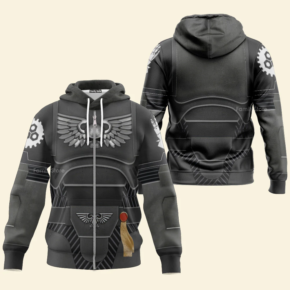 Warhammer Space Marines Iron Hands - Costume Cosplay Hoodie Sweatshirt Sweatpants CSWRH005 - Image 3