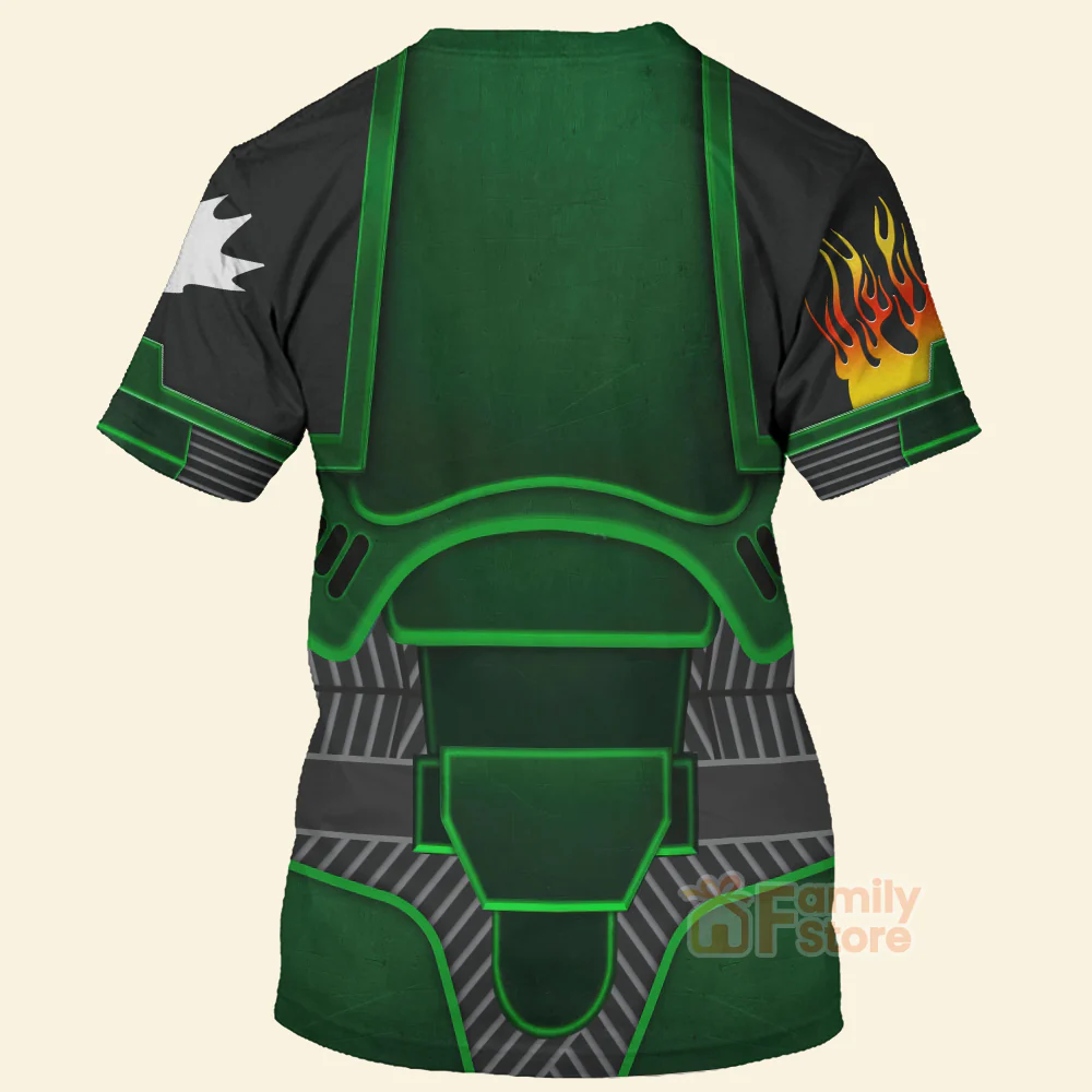 Warhammer Space Marines Salamanders - Costume Cosplay Hoodie Sweatshirt Sweatpants CSWRH006 - Image 11