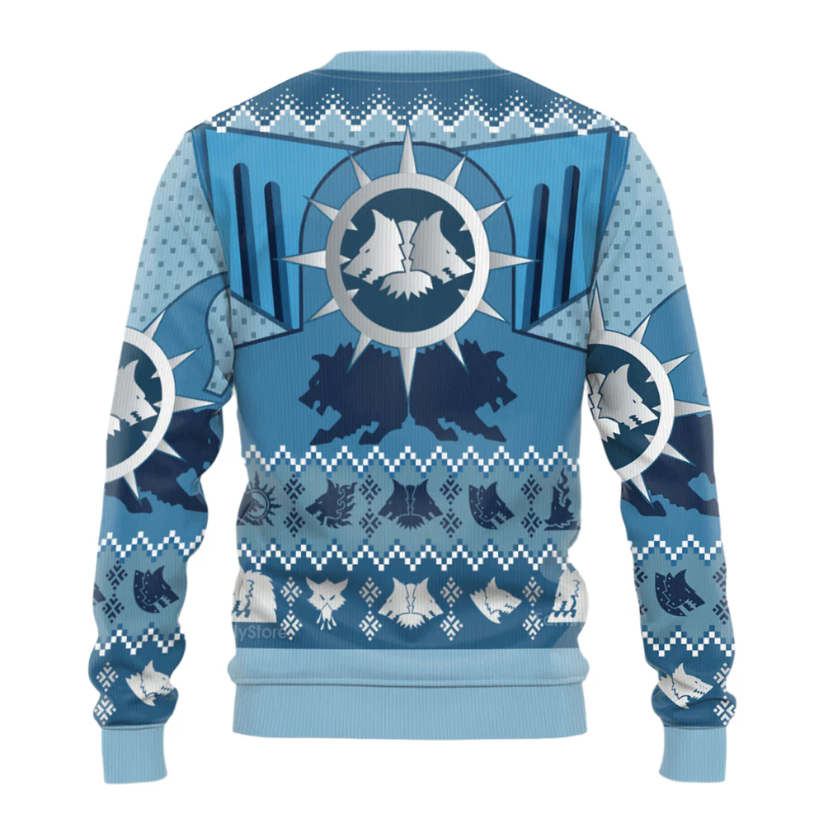 Warhammer Space Wolves Iconic - Ugly Christmas Sweater - Image 2
