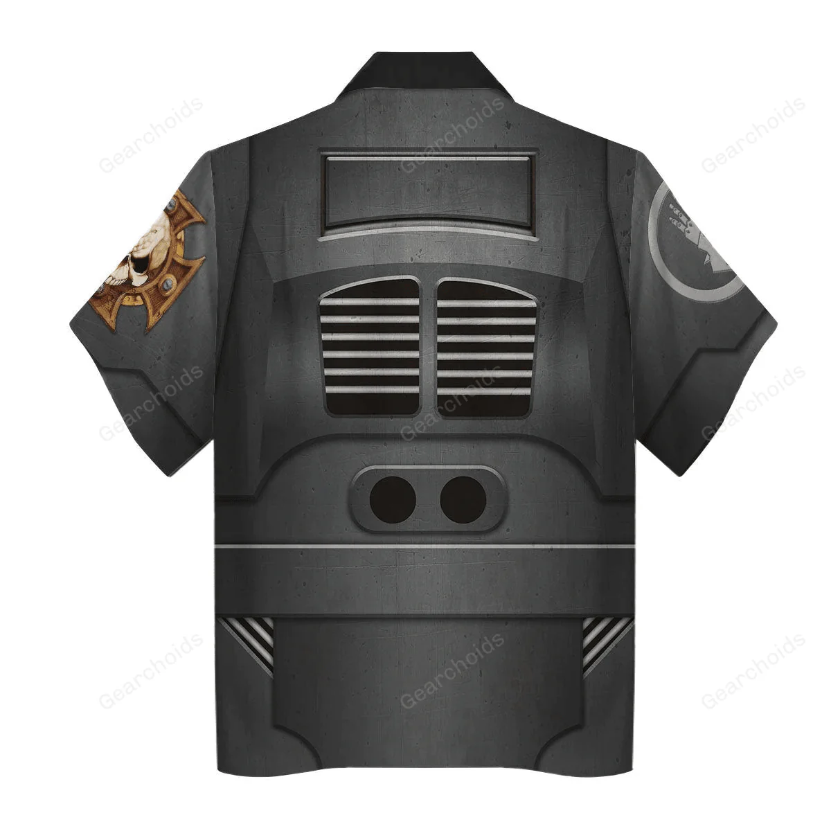 Warhammer Terminator Armor Iron Hands - Costume Cosplay Hawaiian Shirt CSWRH128 - Image 2