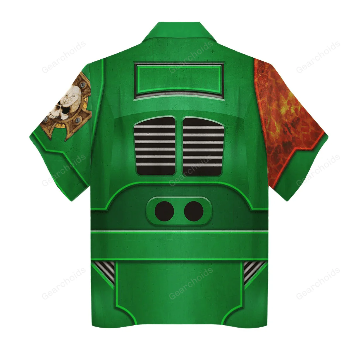 Warhammer Terminator Armor Salamanders - Costume Cosplay Hawaiian Shirt CSWRH132 - Image 2