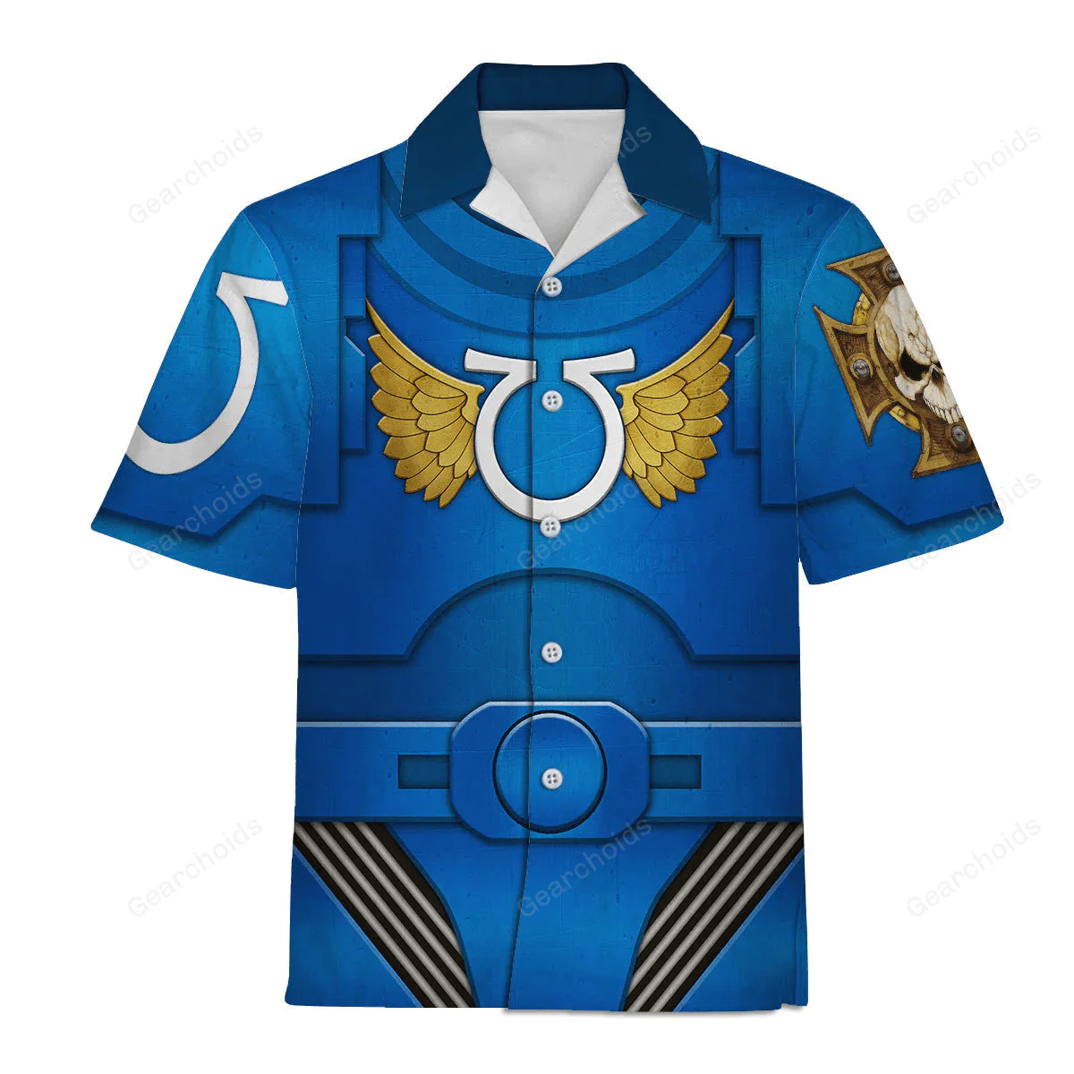 Warhammer Terminator Armor Ultramarines - Costume Cosplay Hawaiian Shirt CSWRH141