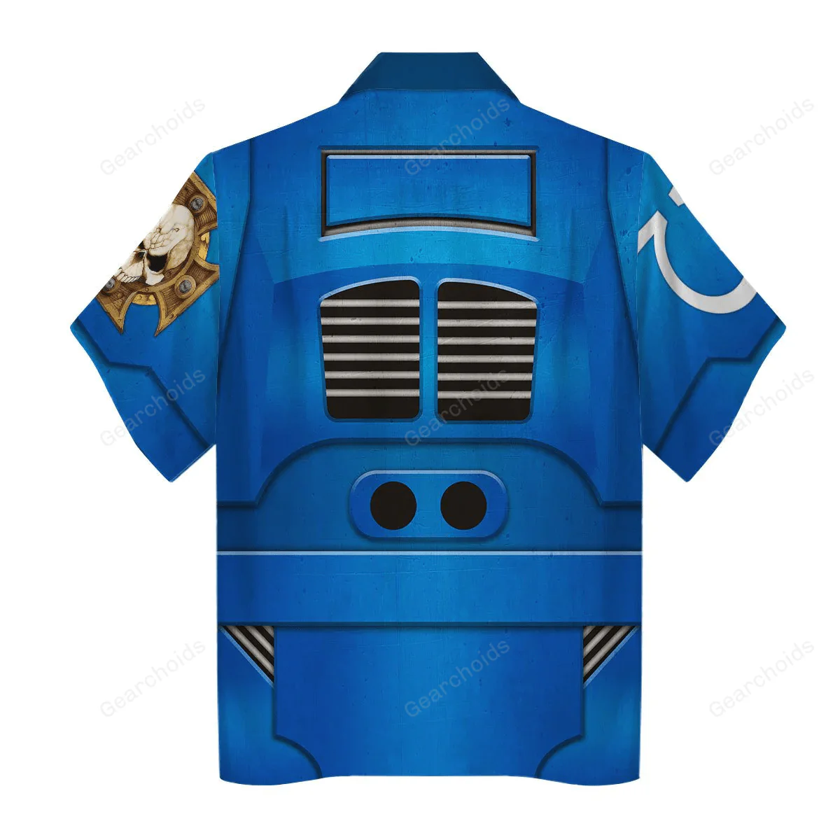 Warhammer Terminator Armor Ultramarines - Costume Cosplay Hawaiian Shirt CSWRH141 - Image 2