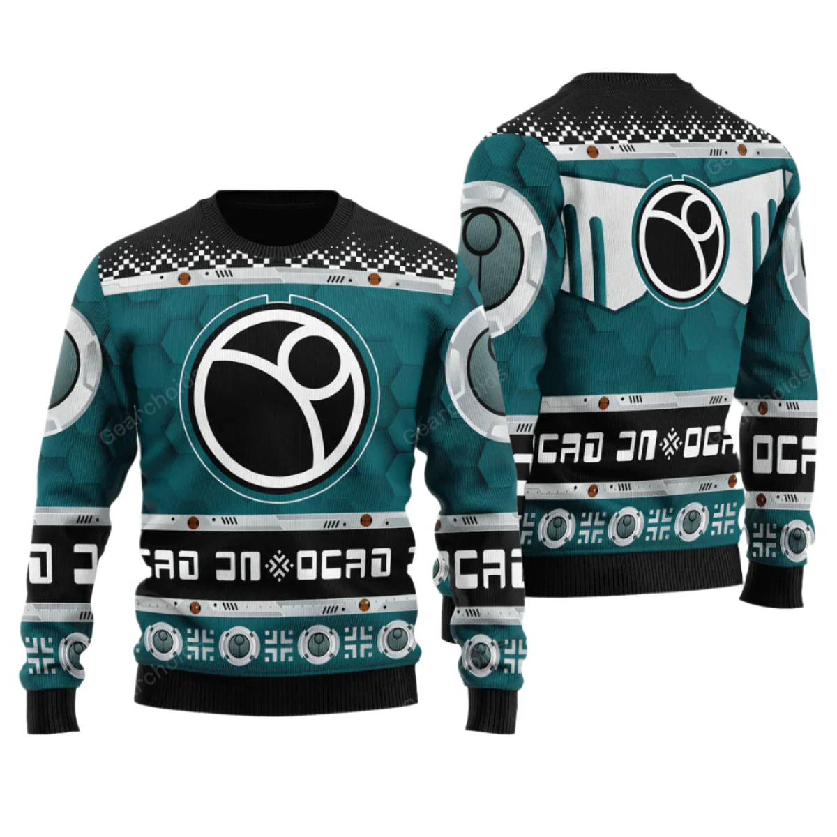 Warhammer The Tau Borkan Iconic - Ugly Christmas Sweater - Image 3
