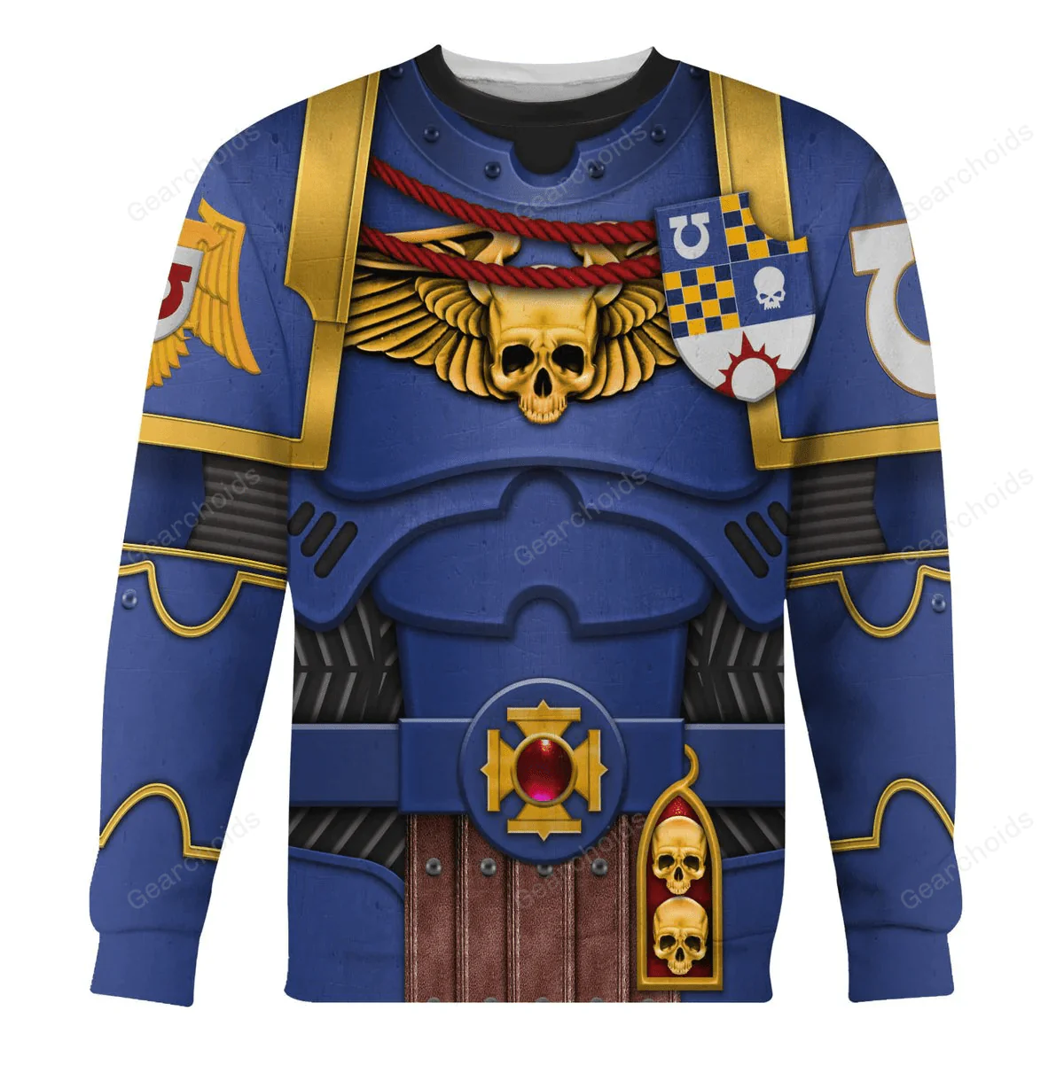 Warhammer Ultramarines Captain - Costume Cosplay Hoodie Sweatshirt Sweatpants CSWRH146 - Image 5