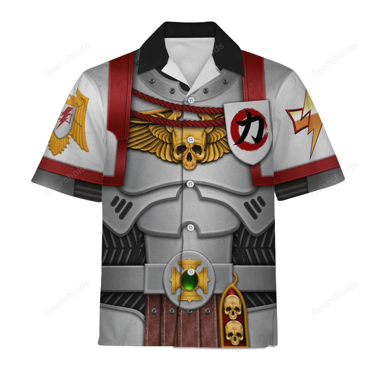 Warhammer White Scars Captain - Costume Cosplay Hawaiian Shirt CSWRH176