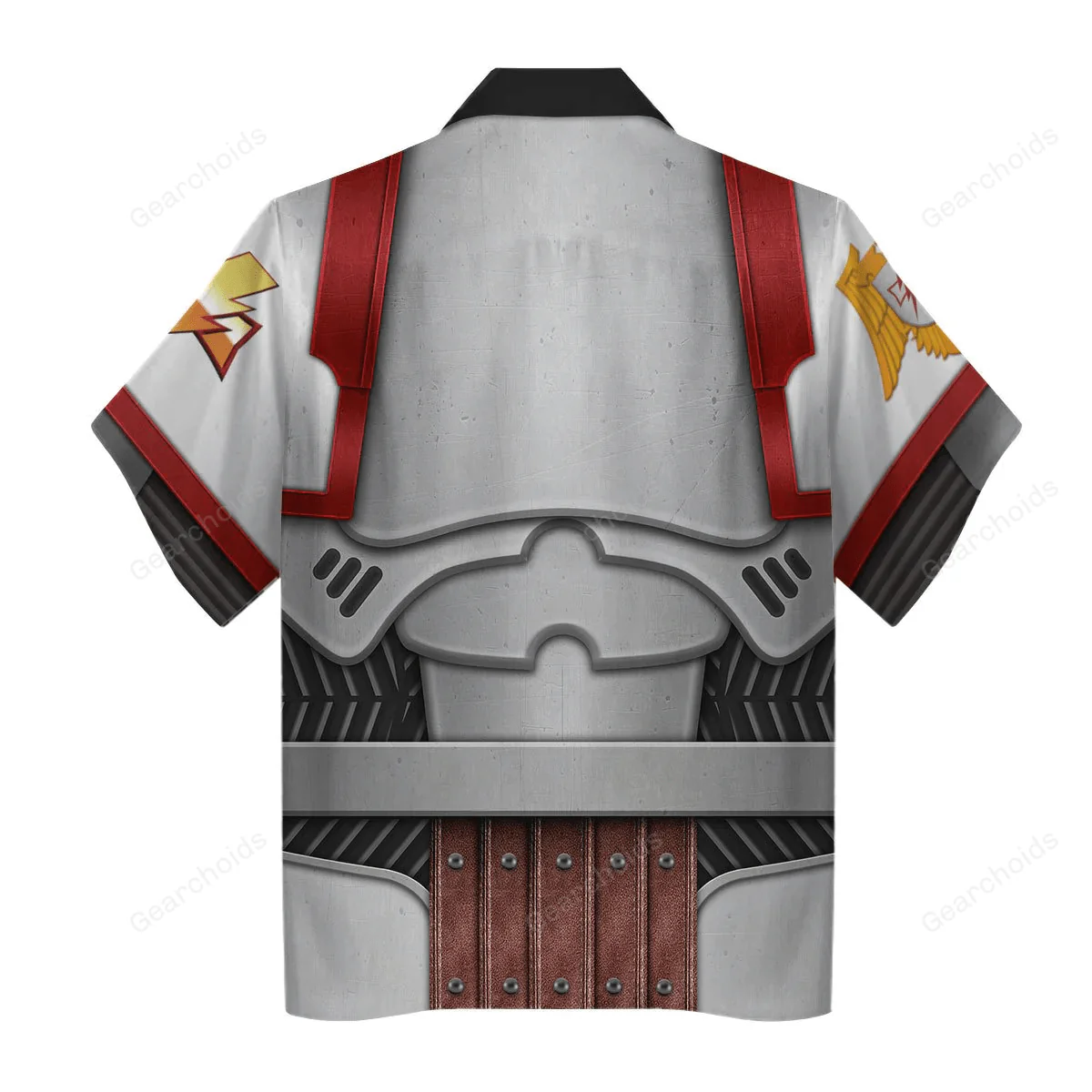 Warhammer White Scars Captain - Costume Cosplay Hawaiian Shirt CSWRH176 - Image 2
