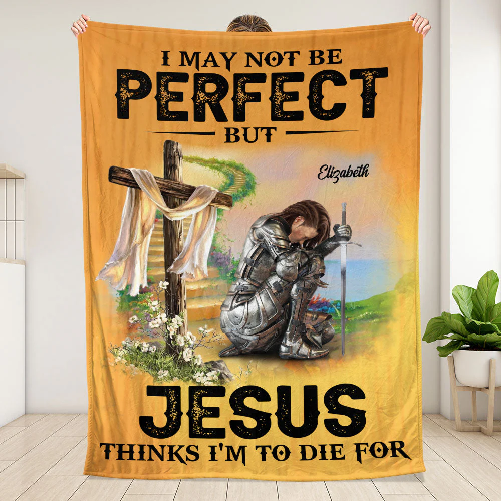 Warrior Jesus - Personalized Blanket - Gift For Her | CLGOD03 HL128