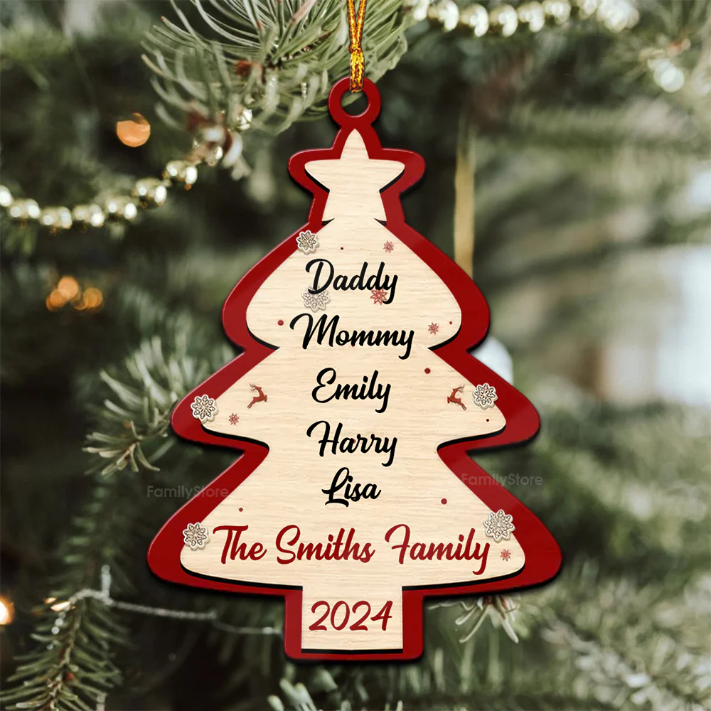 We Make The Season Truly Special - Gift For Family - Personalized Wood Ornament - NA94 - Image 3