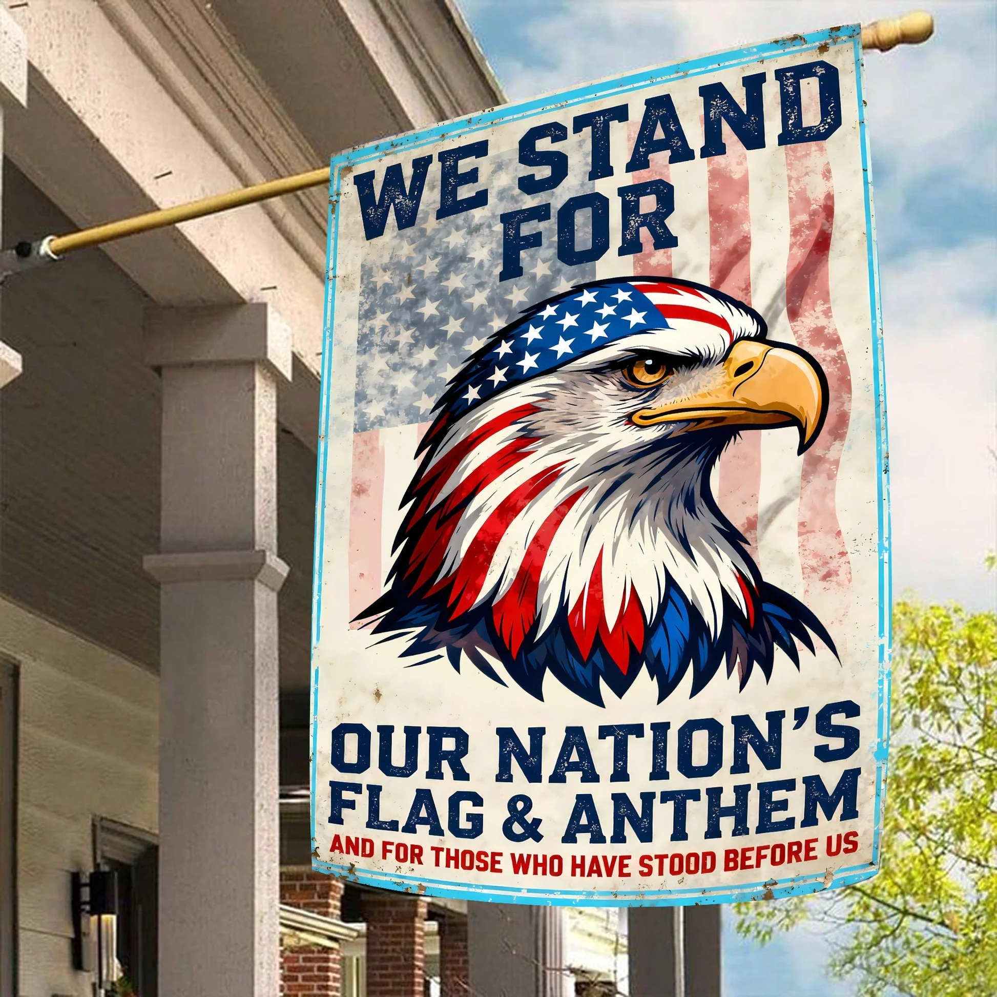 We Stand For Our Nation's - Gift For Veteran, Patriotic | HN02 - Image 3