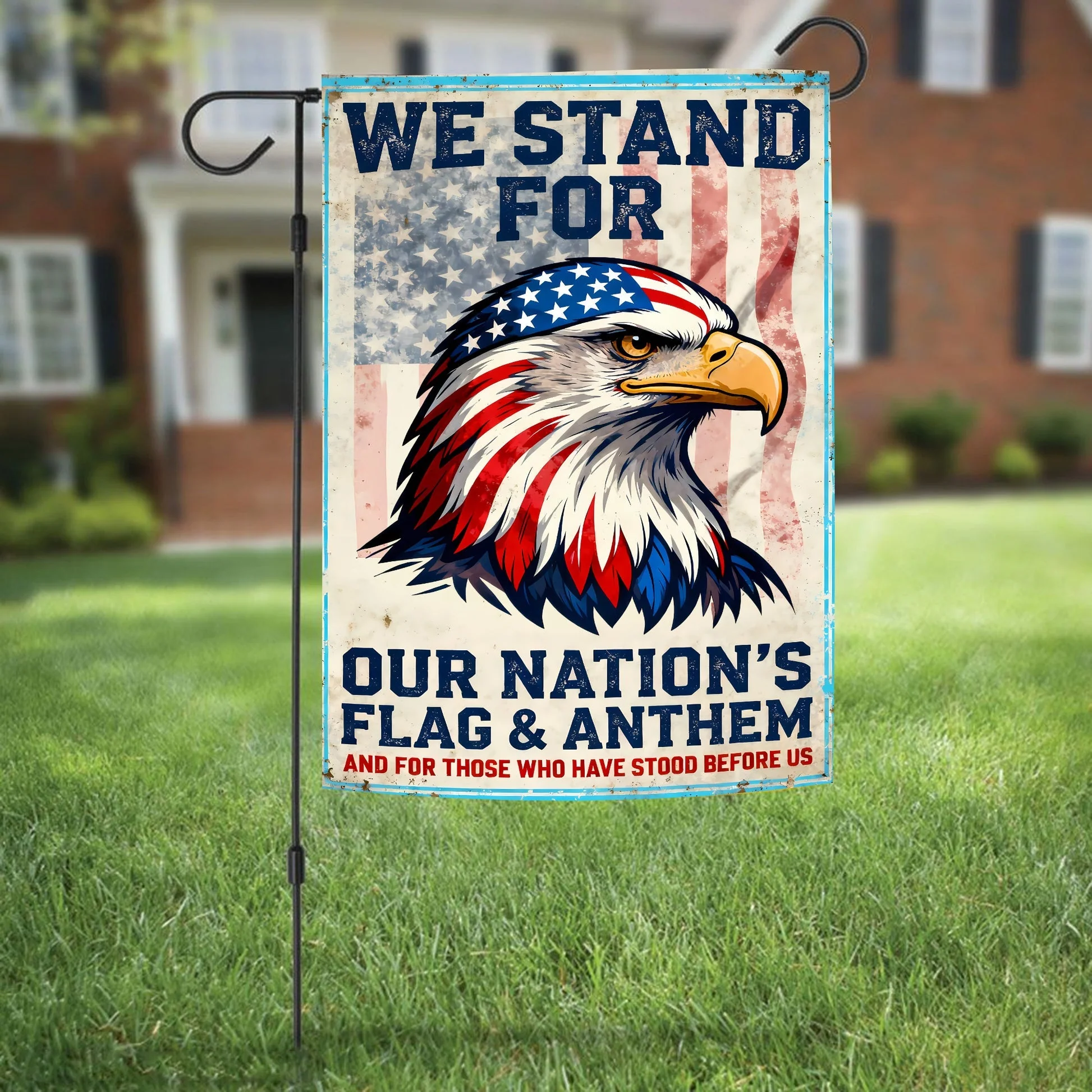 We Stand For Our Nation's - Gift For Veteran, Patriotic | HN02 - Image 4