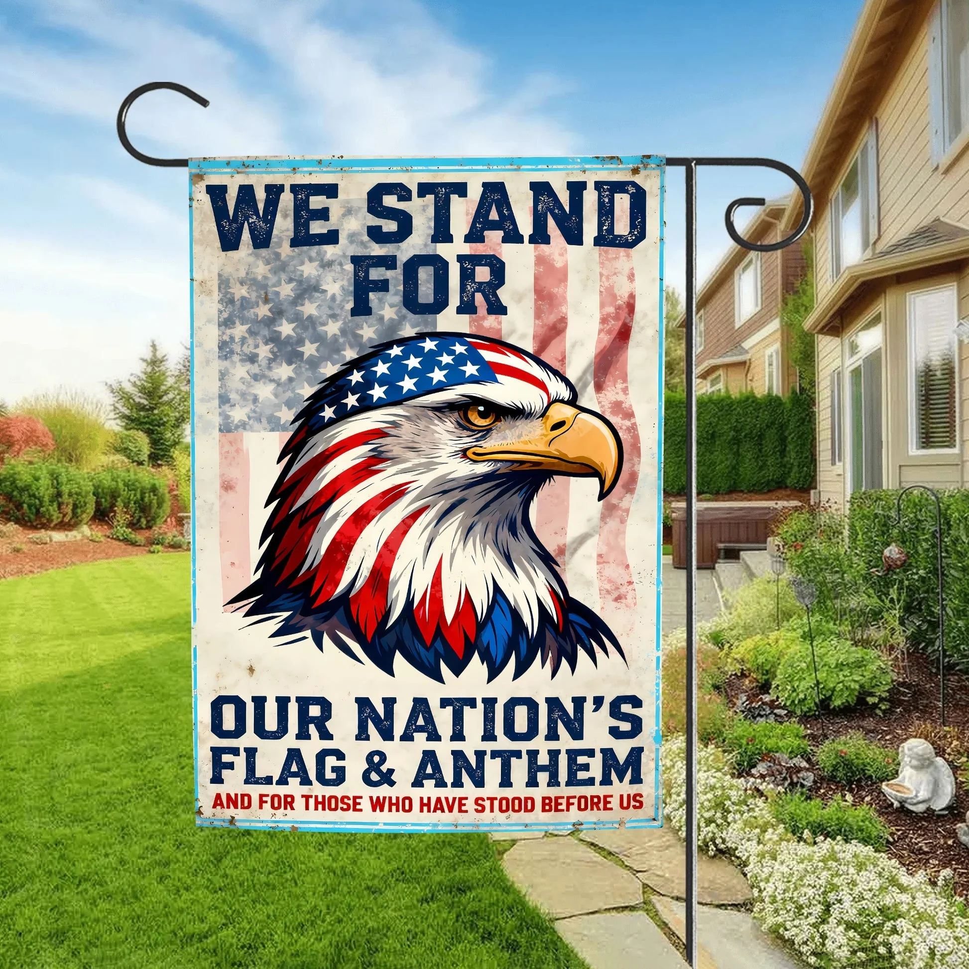 We Stand For Our Nation's - Gift For Veteran, Patriotic | HN02 - Image 7