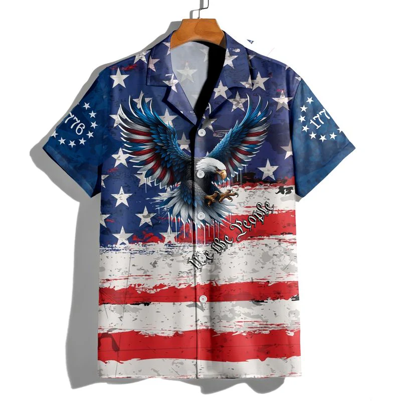 We The People USA - Hawaiian Shirt - Gift for Dad, Husband, Grandpa HN02 - Image 4