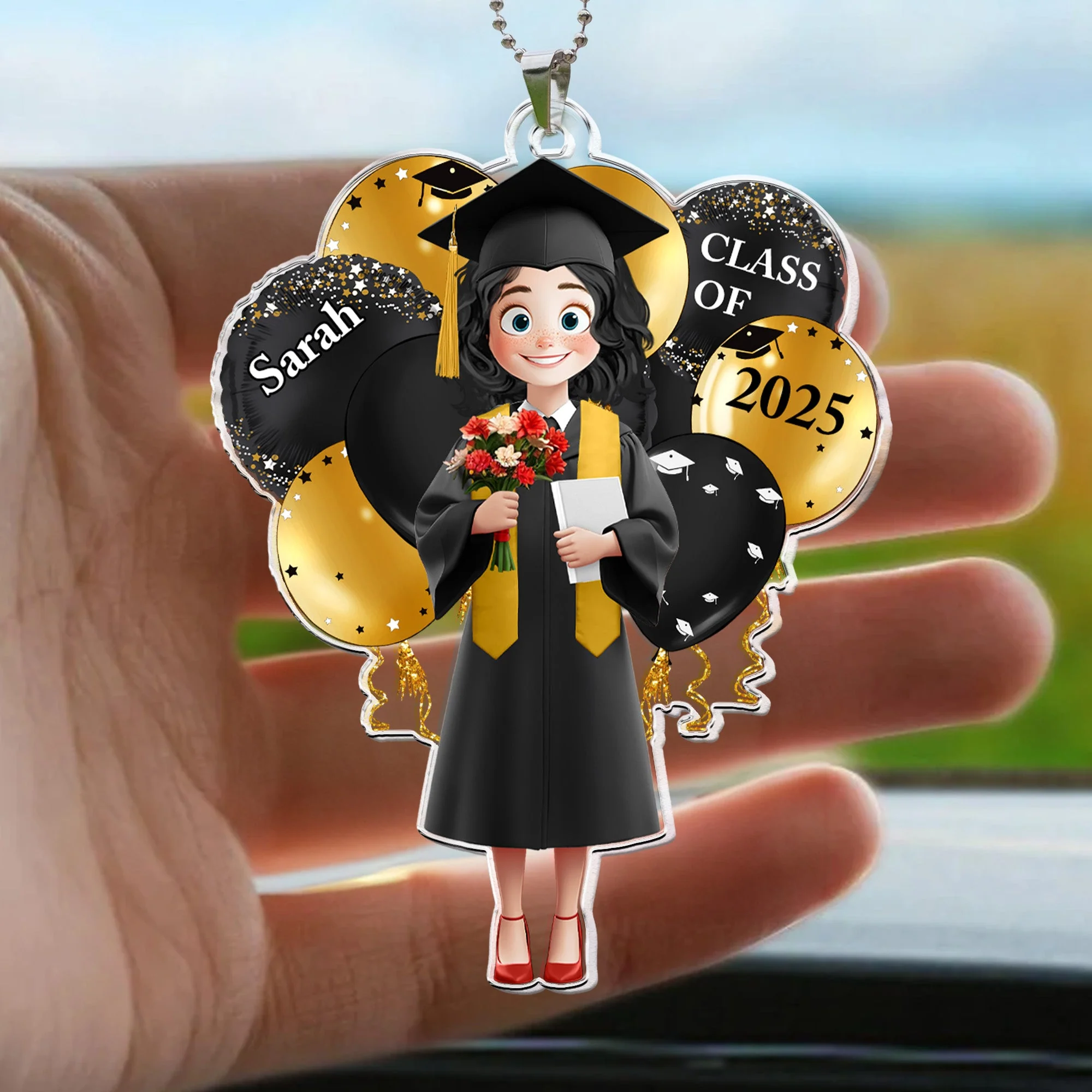 We're The Class Of 2025 - Personalized Car Hanging Ornament - Graduation Gift | CLTC02 NA94 - Image 3