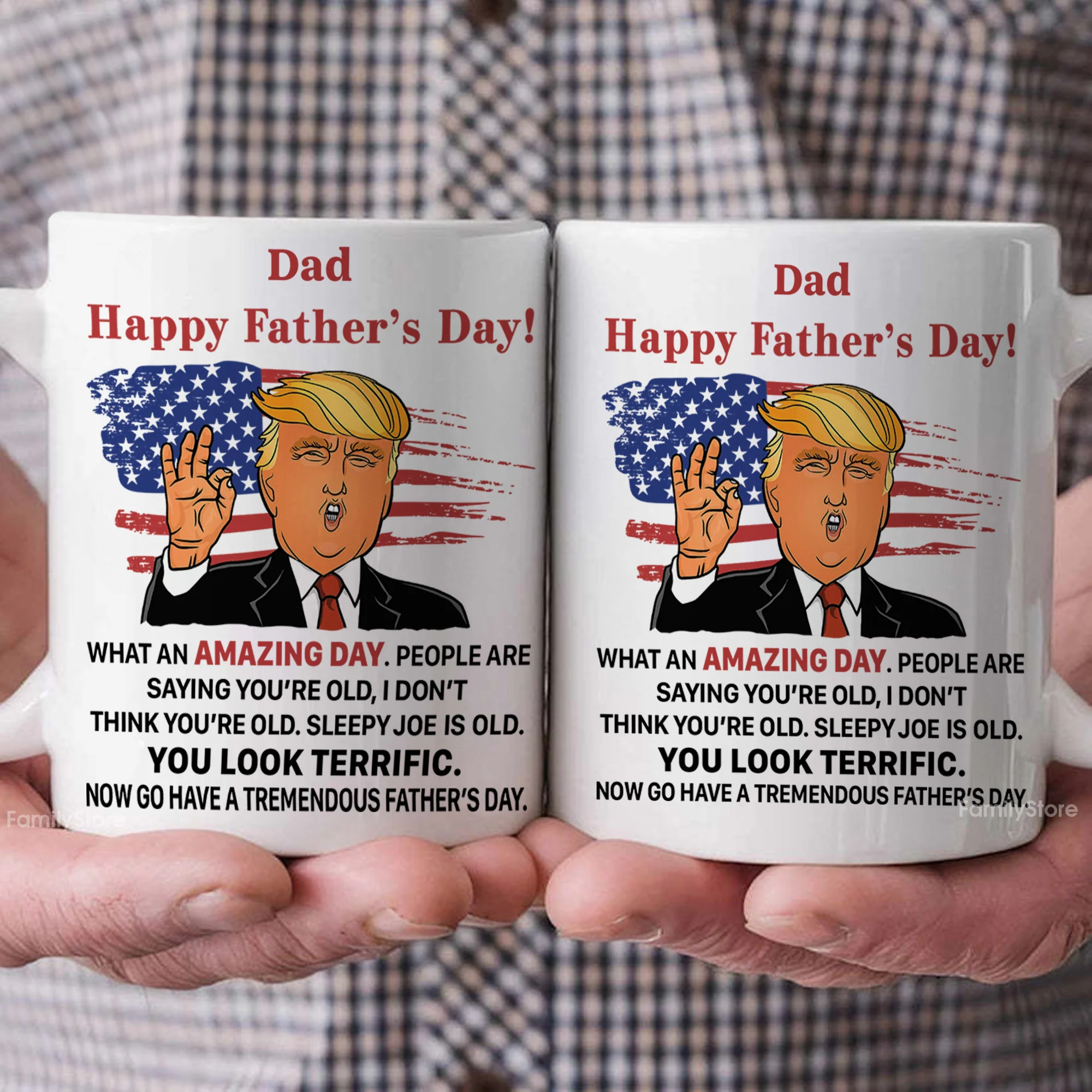 What An Amazing Day President Donald Trump - Gift For Dad, Husband, Father's Day - Personalized Ceramic Mug - NH96 - Image 3