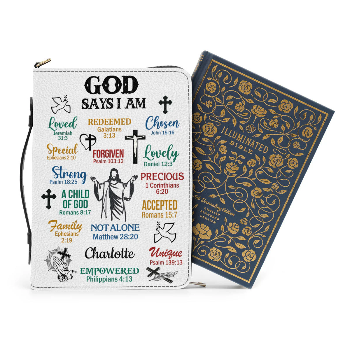 What God Says About You - Scripture Gifts For Women Of God - Personalized Bible Covers - AT4080603 - Image 3