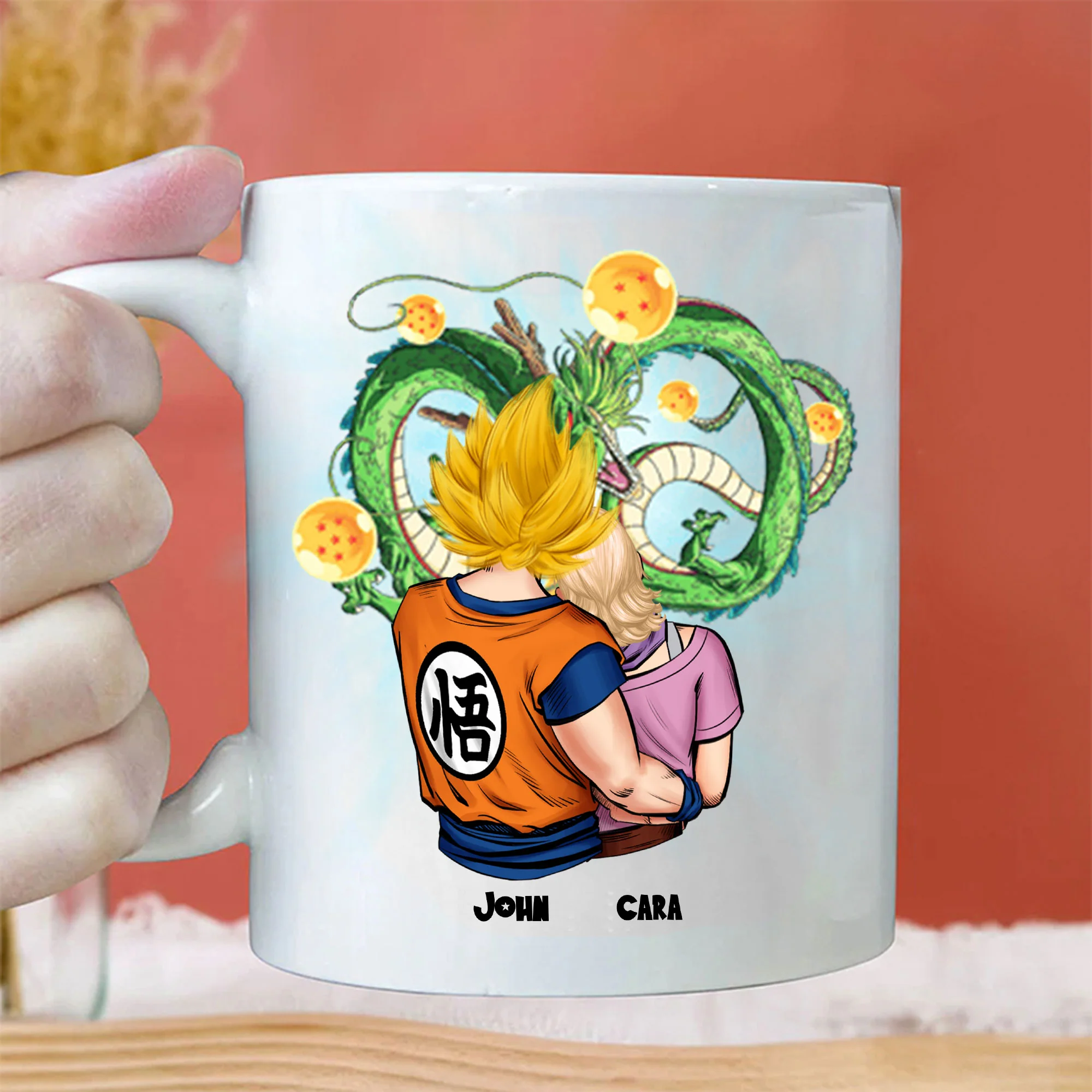 Dragon Ball What Im Just Saiyan I Love You - Gift For Couple - Personalized Ceramic Mug - CL18 NH96 - Image 2