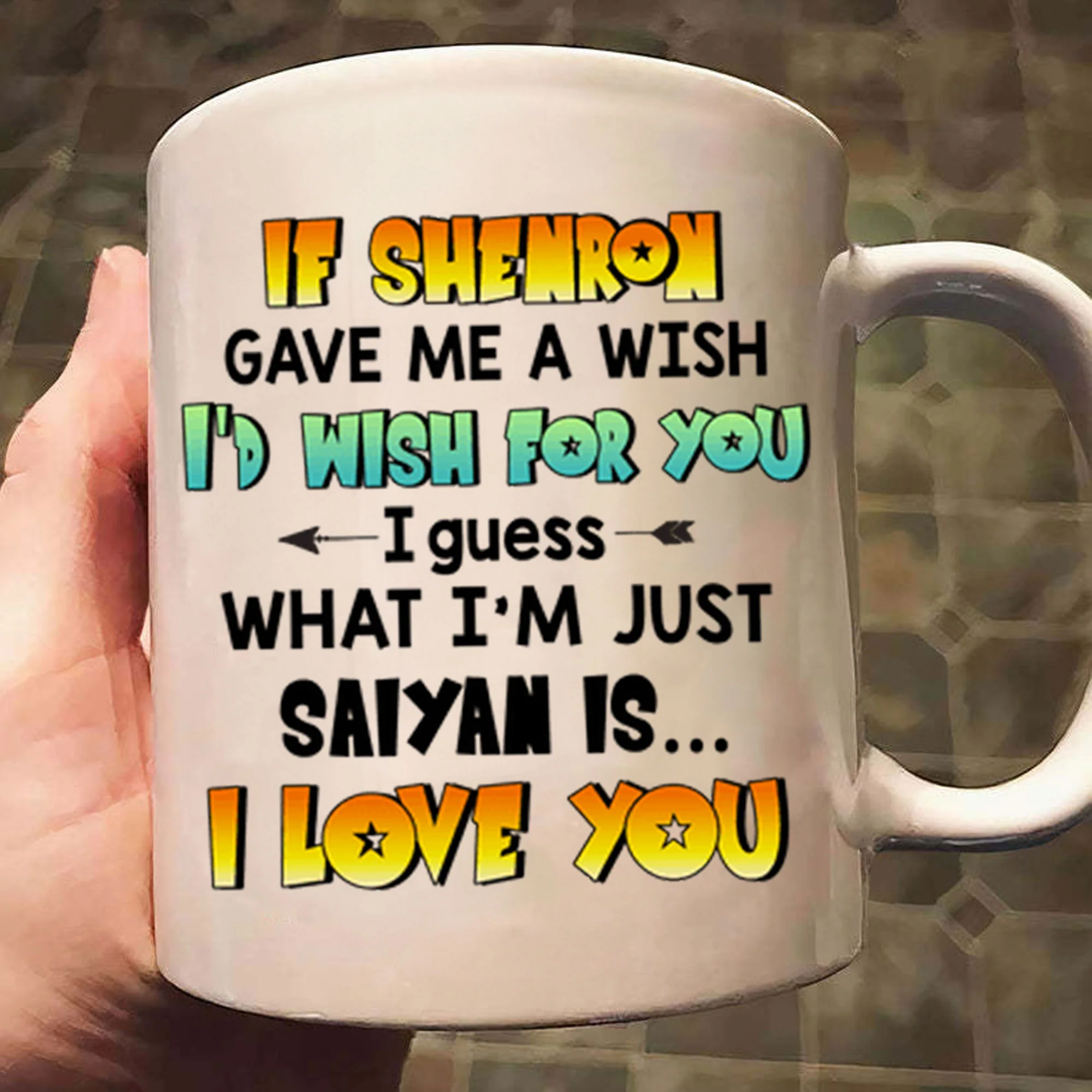 Dragon Ball What Im Just Saiyan I Love You - Gift For Couple - Personalized Ceramic Mug - CL18 NH96 - Image 3