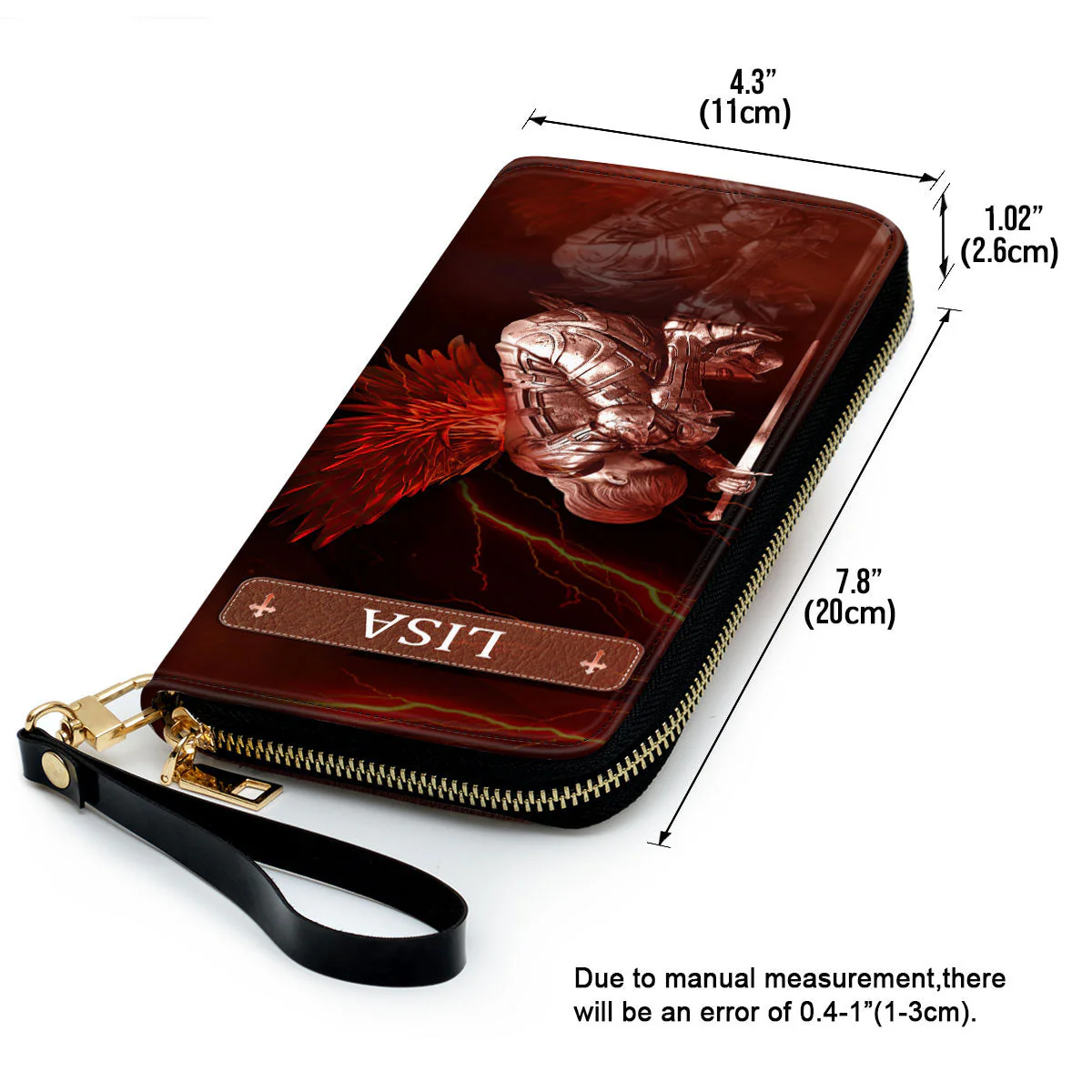 Who Kneels Before God Can Stand Before Anyone - Scripture Gifts For Women Of God - Personalized Leather Long Wallets - AT4081428 - Image 6