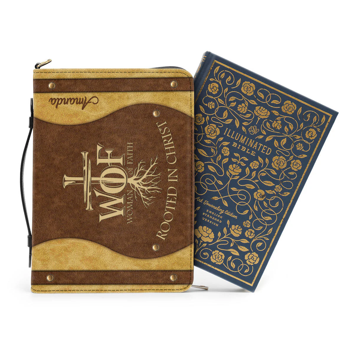 Woman Of Faith Beautiful - Awesome Personalized Bible Covers - AT4081463 - Image 3