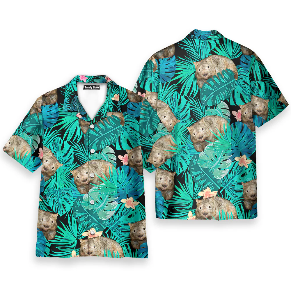 Upload Photo  Dog Tropical Flowers Aloha - Personalized Hawaiian Shirts - Image 4