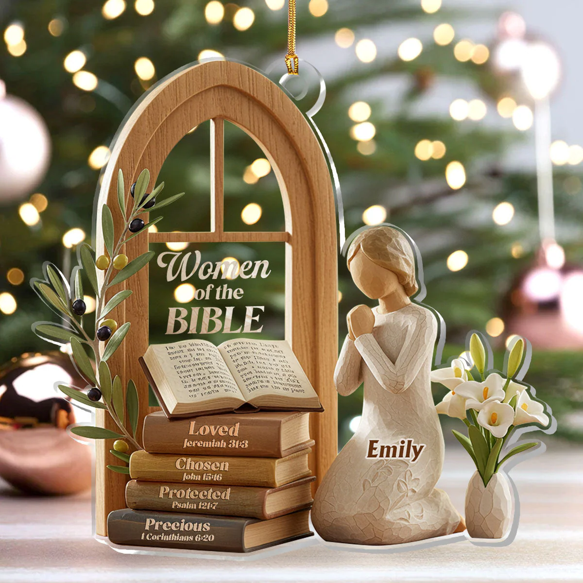 Women Of The Bible - Personalized 1-Layer Acrylic Ornament HL128 - Image 4