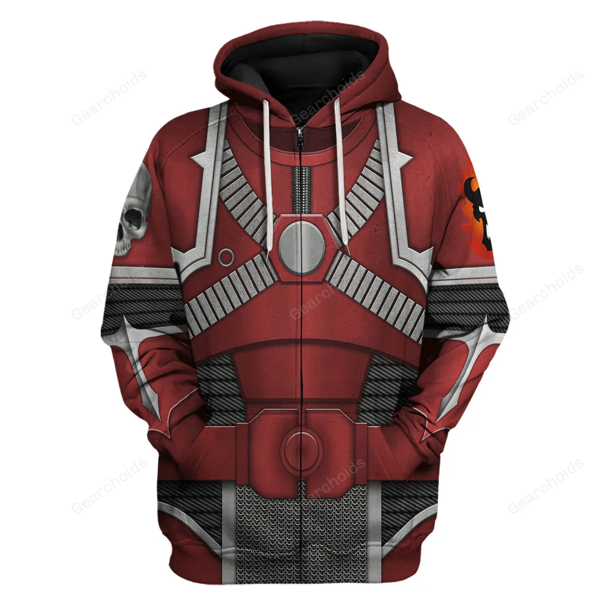 Word Bearers Legion Colour Scheme - Costume Cosplay Hoodie Sweatshirt Sweatpants CSWRH083 - Image 3