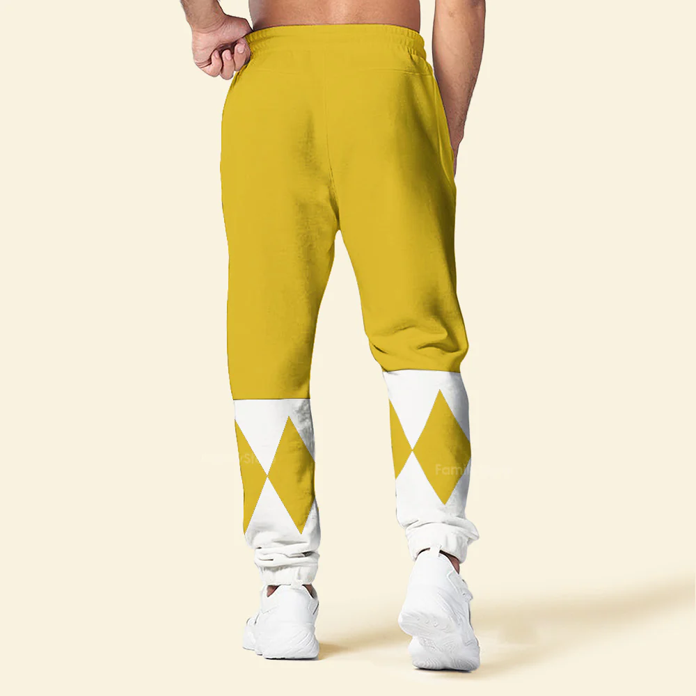 Yellow Ranger Mighty Morphin The Movie (1995) C1 - Hoodie Set, Sweatshirt, Sweatpants PRHS87 - Image 12