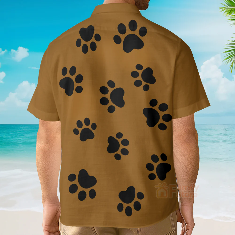 Yogi Bear Show Tie Men's Short Sleeve Hawaiian Shirt - Image 4