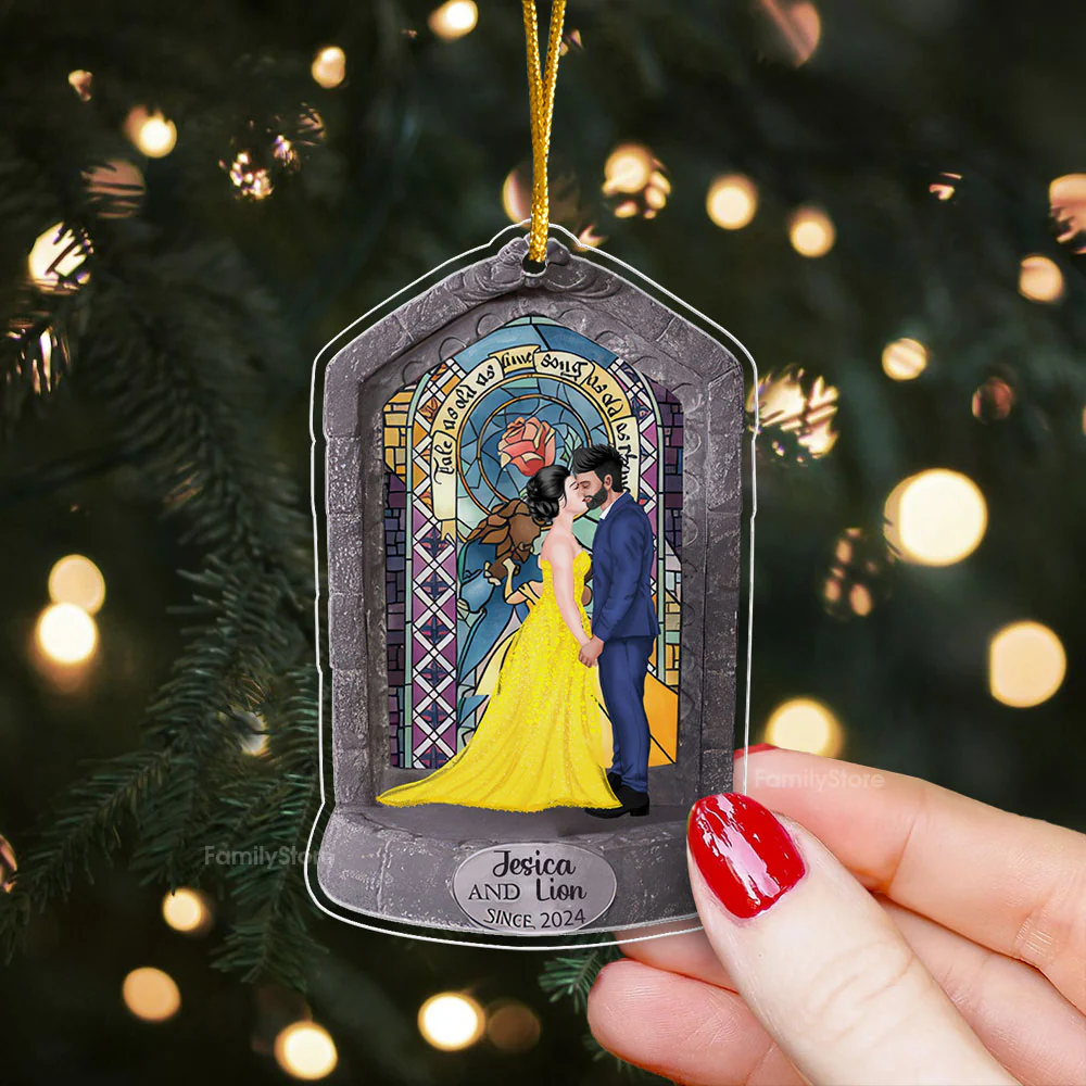 You And Me Since - Gift for Couples, Wedding - Personalized Acrylic Ornament - CL30 NH96