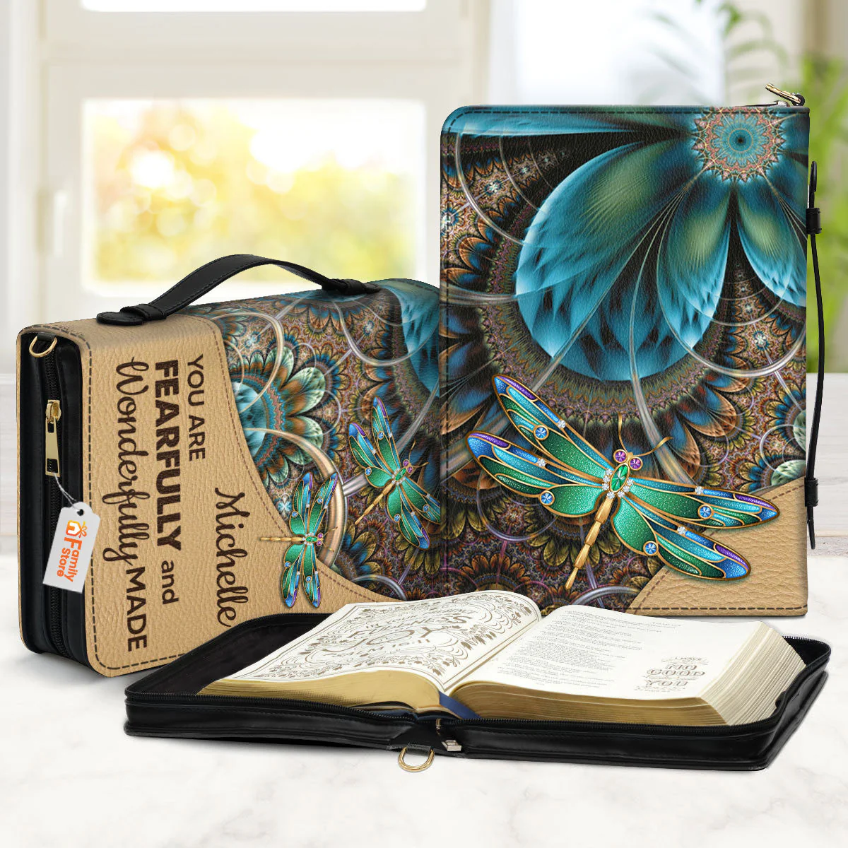 You Are Fearfully And Wonderfully Made - Beautiful Personalized Bible Covers - AT4081466 - Image 2