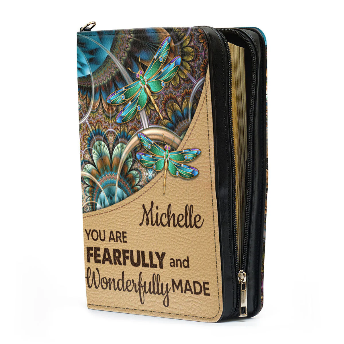 You Are Fearfully And Wonderfully Made - Beautiful Personalized Bible Covers - AT4081466 - Image 4