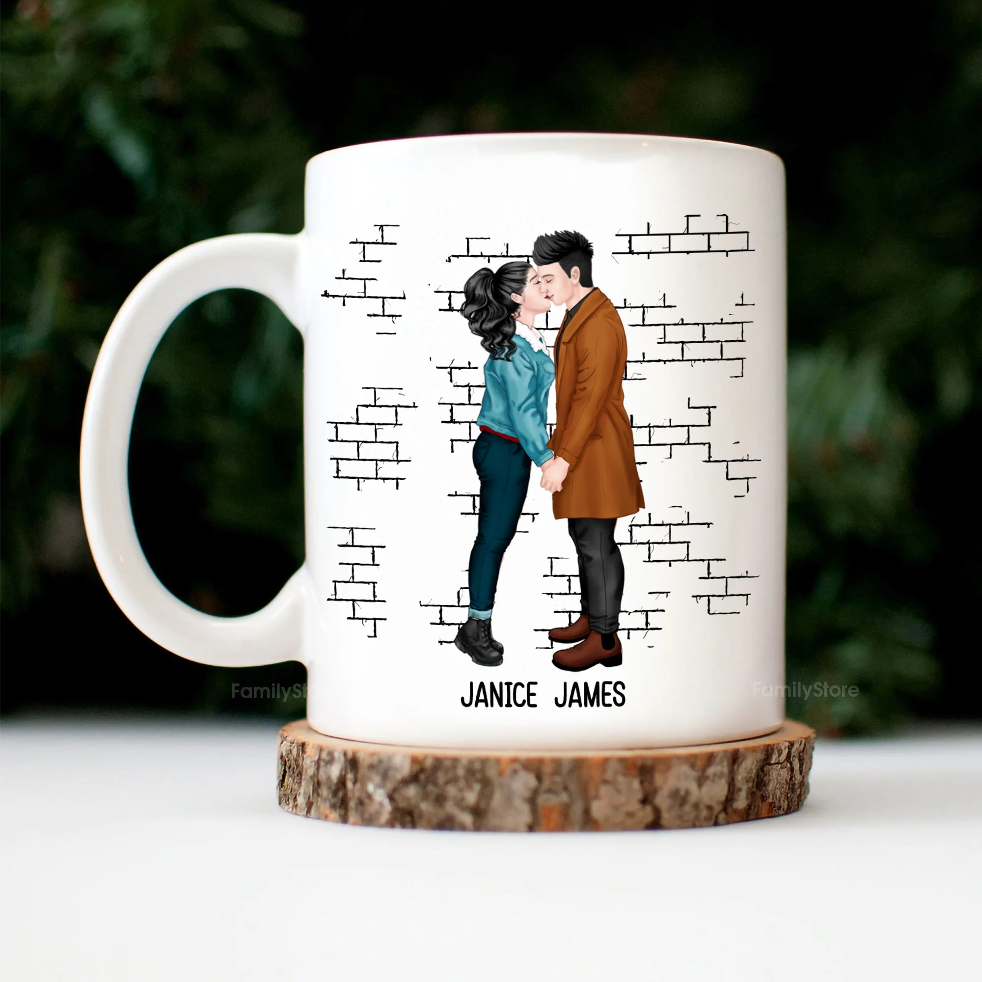 You Are My Favorite Thing To Do - Personalized Ceramic Mug - Gift For Couple, Husband Wife - CL30 NH96 - Image 3