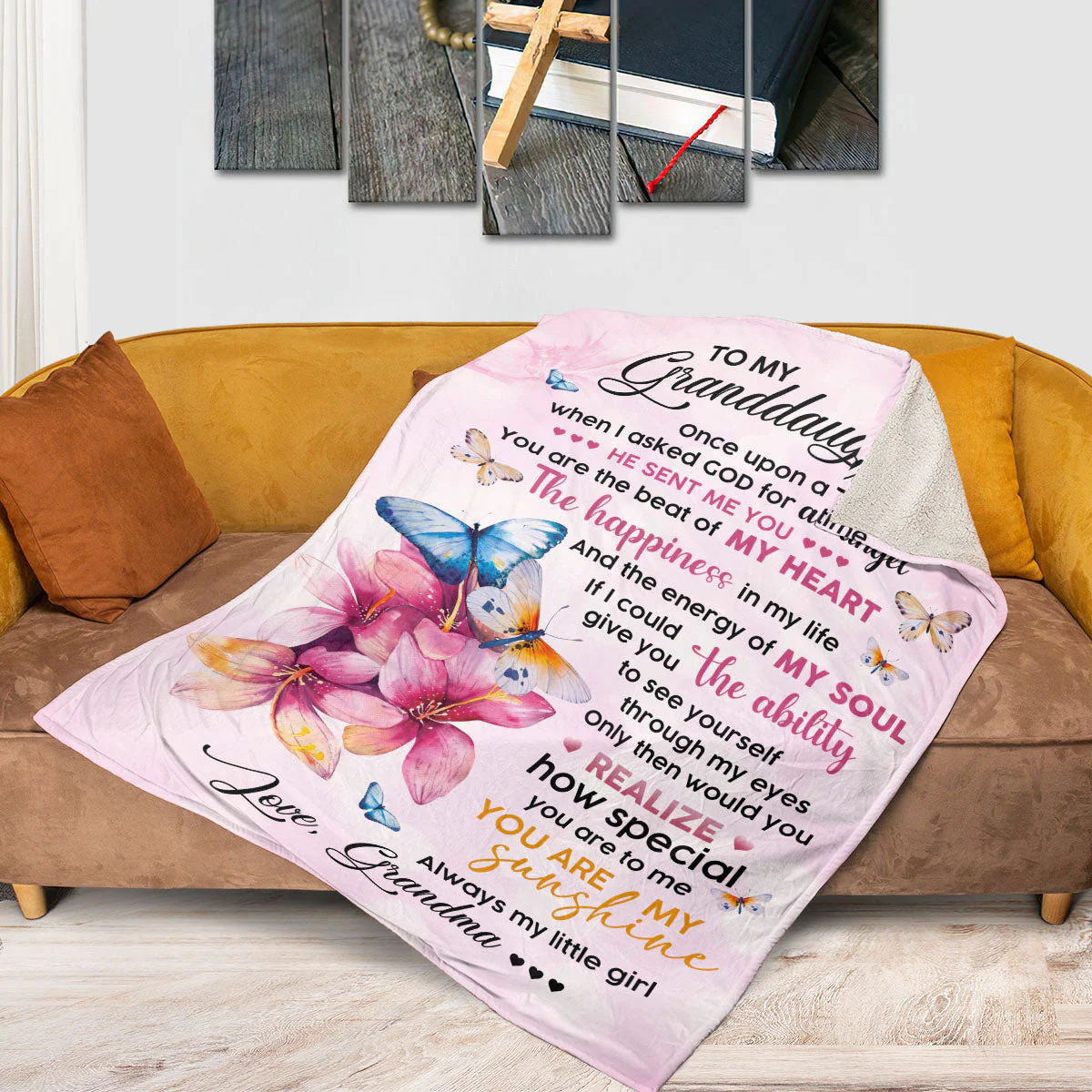You Are The Beat Of My Heart - Personalized Blanket - Gift for Her HN02 - Image 2