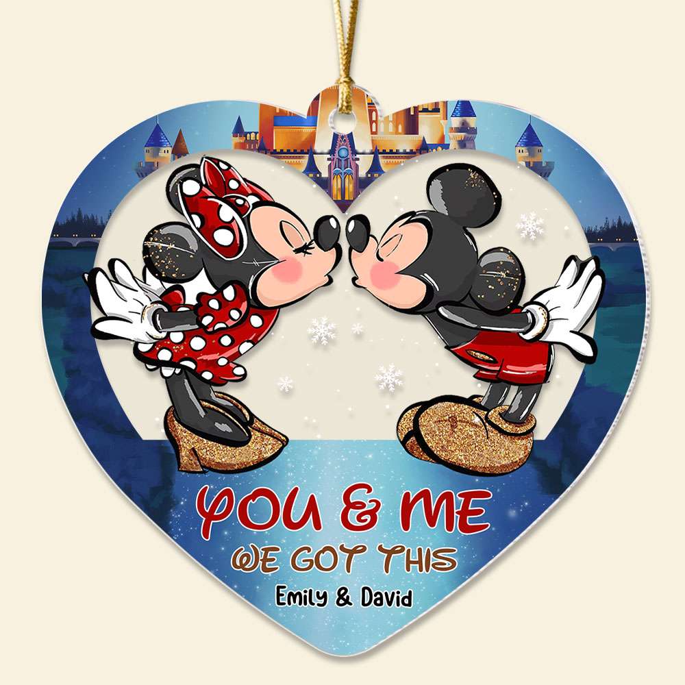 You & Me, We Got This - Gift For Couples - Personalized Acrylic Ornament - Crawl NH96 - Image 3