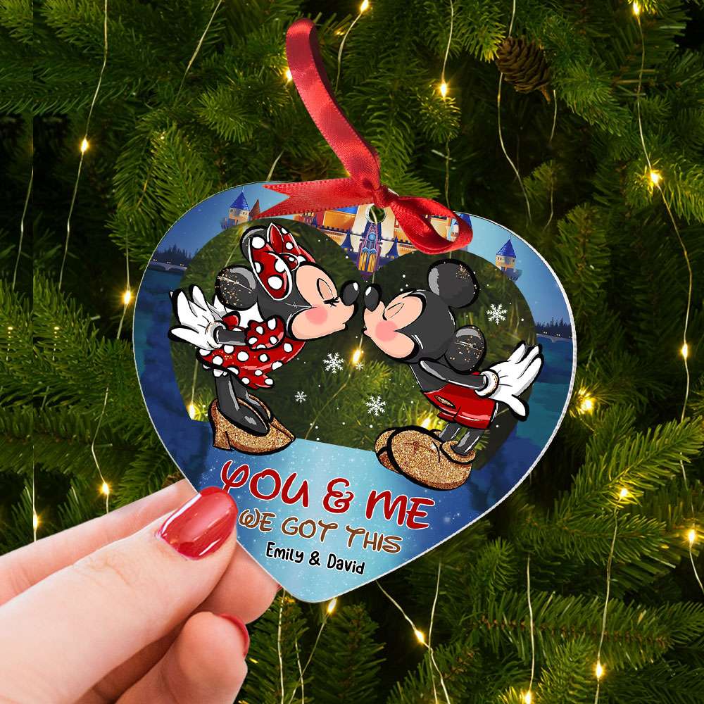You & Me, We Got This - Gift For Couples - Personalized Acrylic Ornament - Crawl NH96 - Image 4