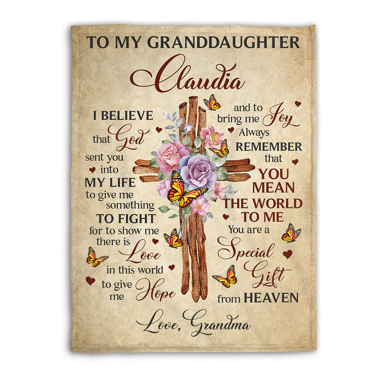 You Mean The World To Me - Personalized Blanket - Gift For Her HN02 - Image 3