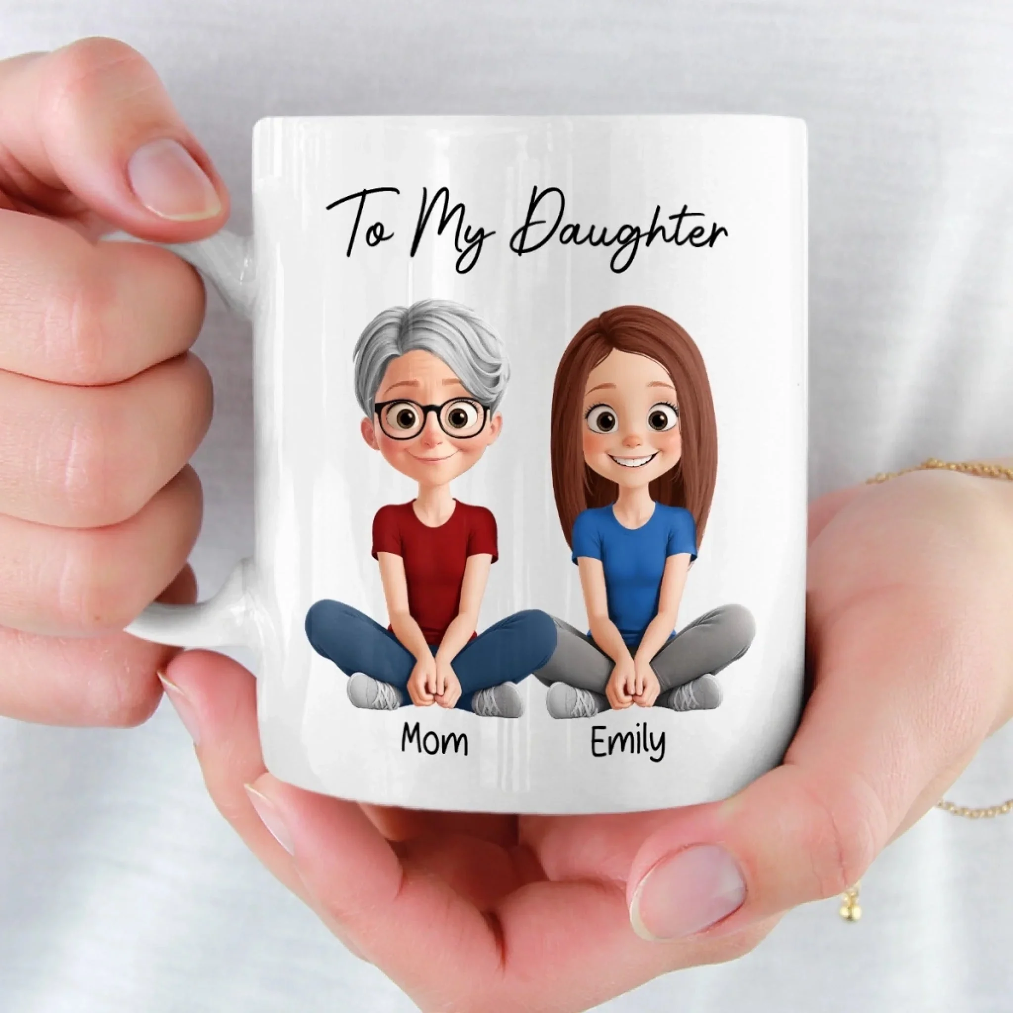 You Warm My World - Personalized Ceramic Mug - Gift For Mom, Mother's Day | GR25 HN02 - Image 3