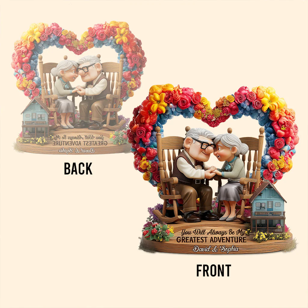 You Will Always Be My Greatest Adventure - Personalized Custom Shaped Acrylic Plaque - Gift For Couples NL122 - Image 4