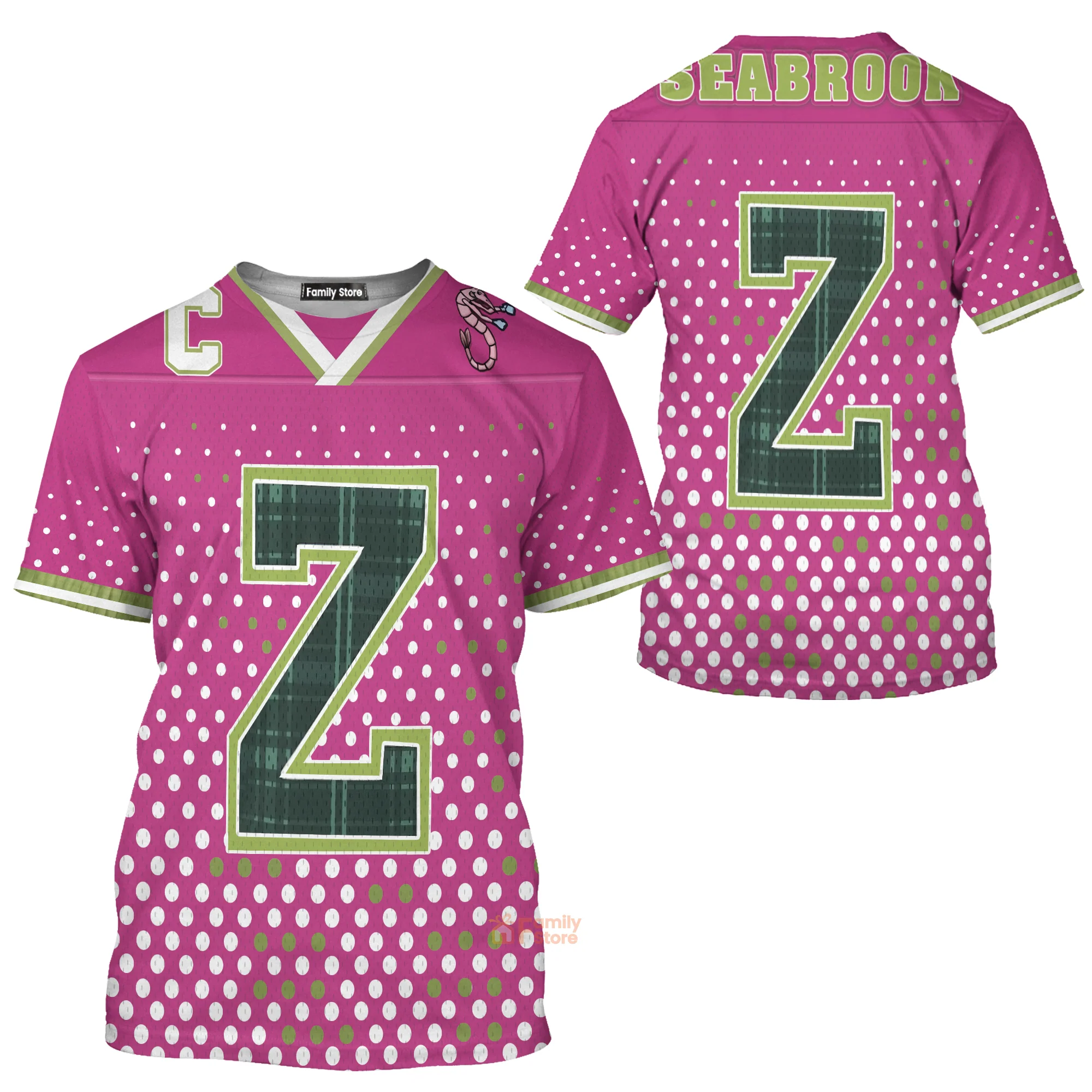 Zed Necrodopolis Pink Disney Zombies 3 Costume T-Shirt - Image 3