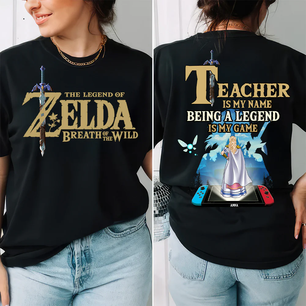 Zeda Teacher Is My Name Two Side - Personalized Shirt | CL07 TD118 - Image 2